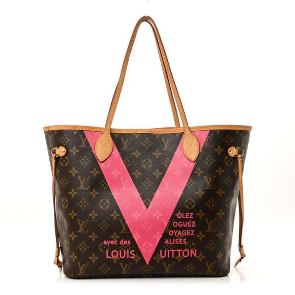 Louis Vuitton Handbags - Louis Vuitton V Neverfull Mm Grenade #265550L16B